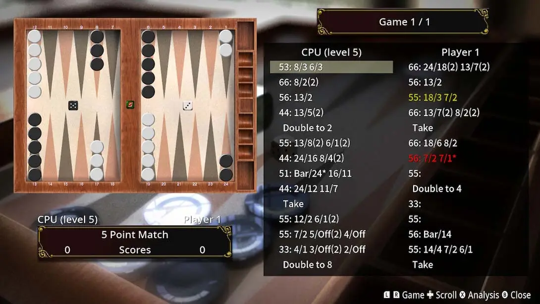 西洋双陆棋专业版 BACKGAMMON PRO for Nintendo Switch 游戏截图