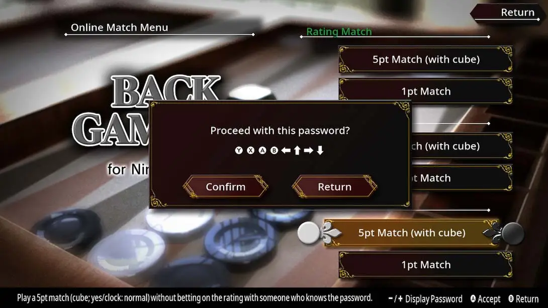 西洋双陆棋专业版 BACKGAMMON PRO for Nintendo Switch 游戏截图