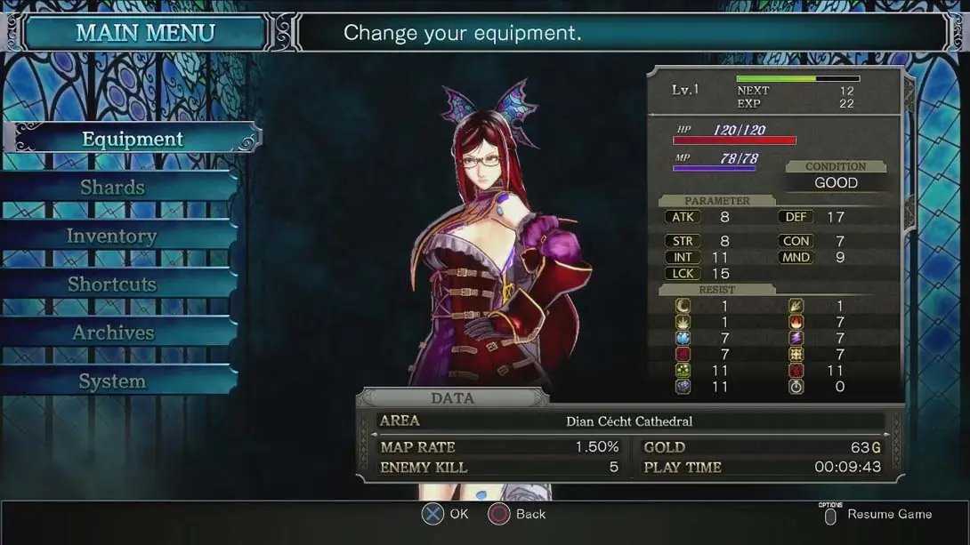赤痕：夜之仪式 Bloodstained: Ritual of the Night 游戏截图